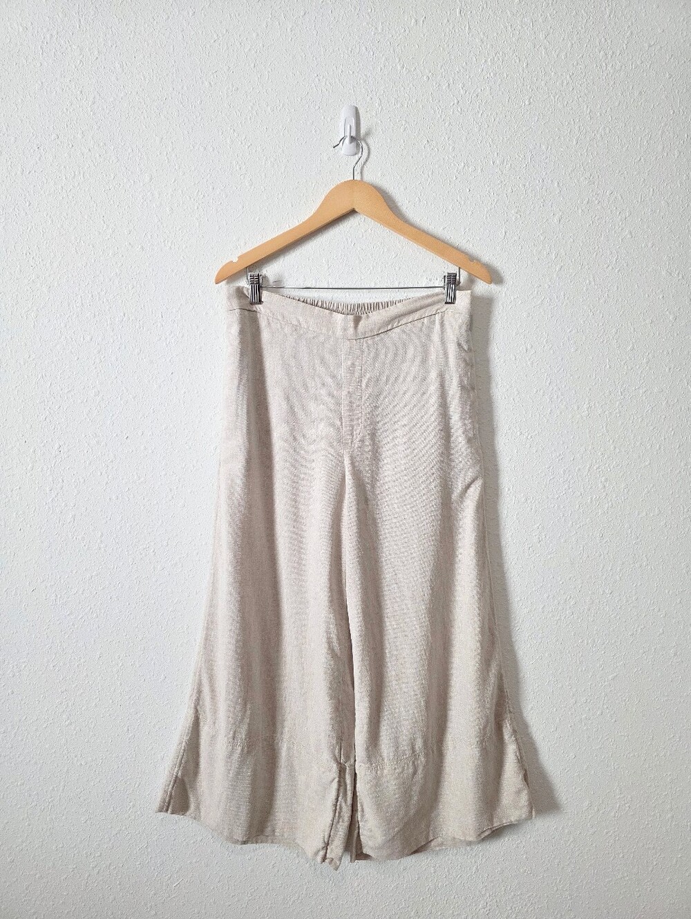 Banana Republic Linen Blend Wide Leg Pants M